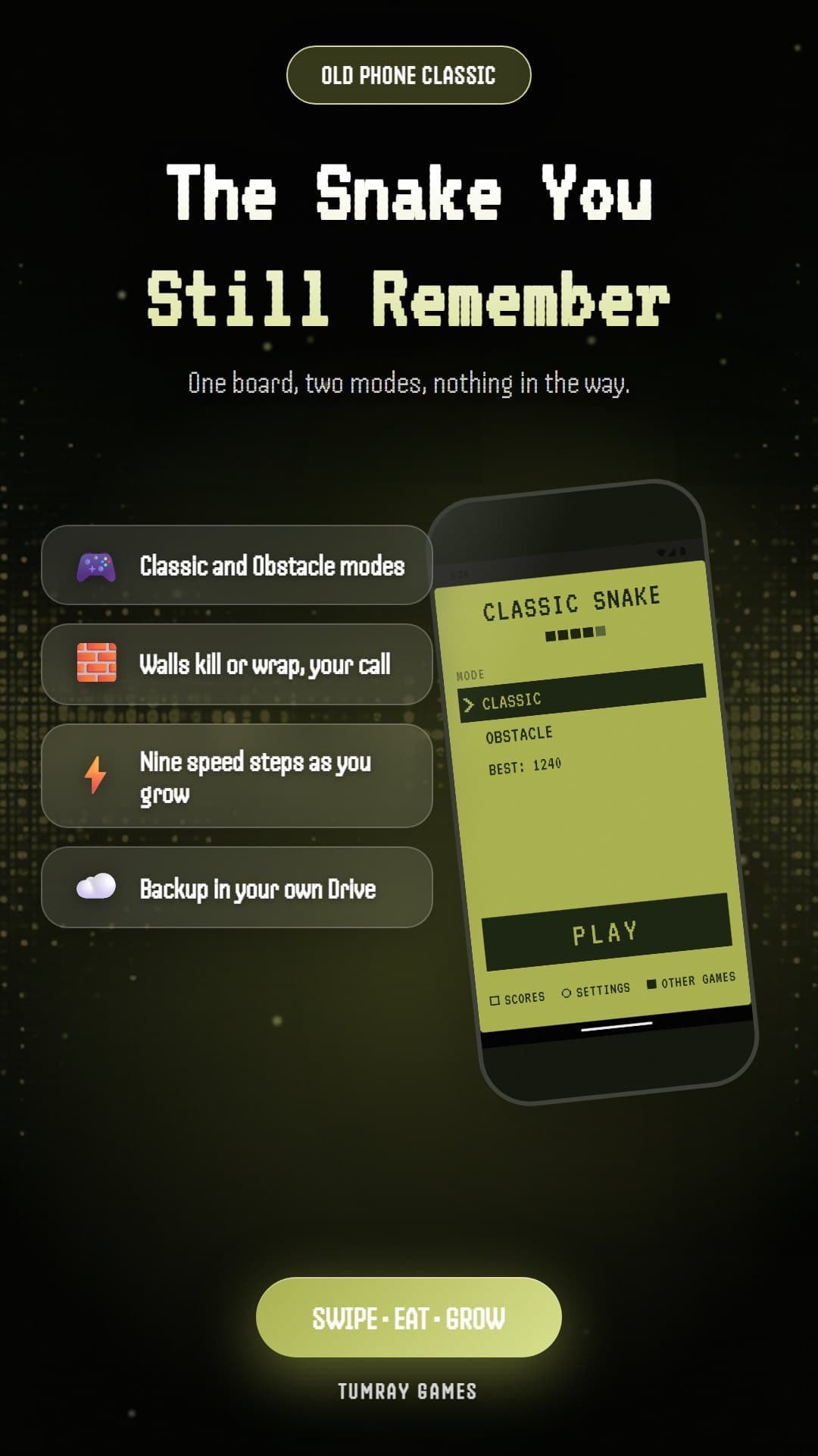 Classic Snake: Old Phone Game screenshot