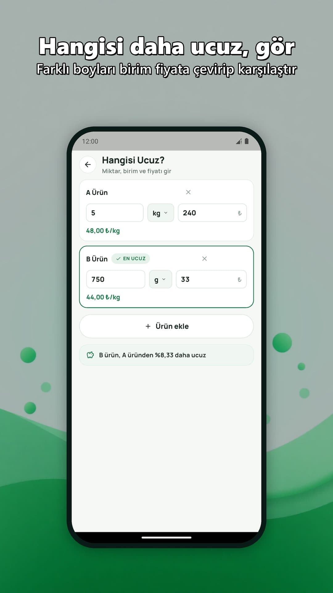 Hesap Sihirbazı screenshot
